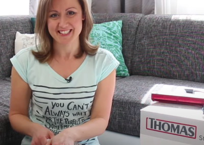 2in1 Porzsák nélküli porszívó teszt I Thomas Pet& Friends